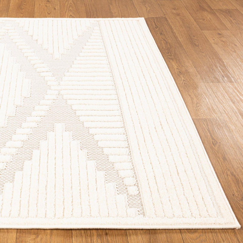 Tapis marocain à losanges, Rectangle 3 pi 11 po x 5 pi 4 po