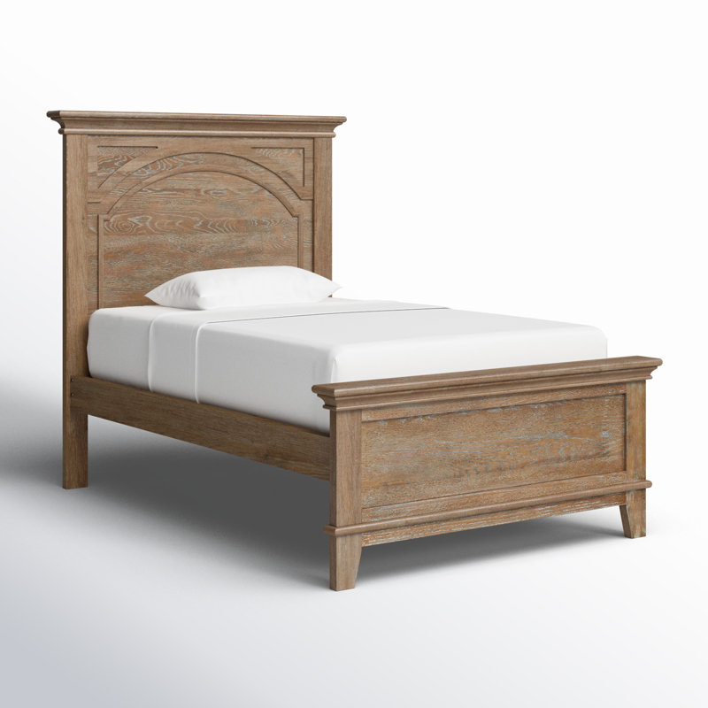 Lit complet en bois Leland, Lit simple