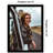 Poster Frame - Wooden Picture Frame with Mat and Plexiglass Cover-128489102
