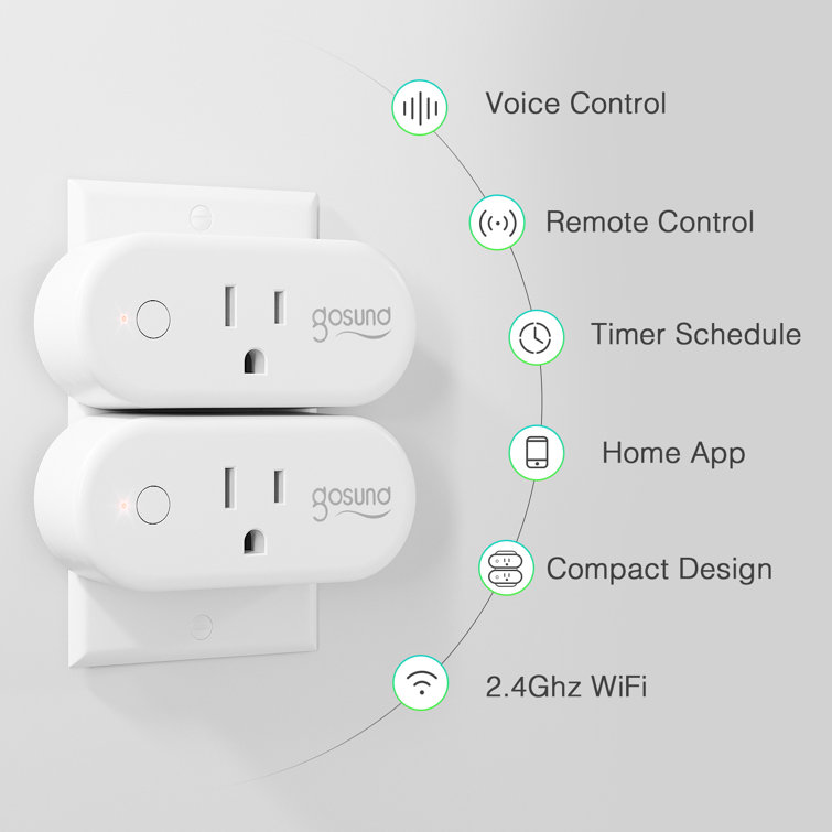 Gosund Timer Smart Plug App Remotely Control Wifi Plug Outlet 4