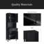 Grande armoire de salle de bain autoportante avec tiroir-2030632629