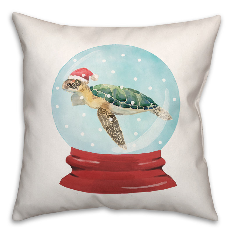  Coussin Sea Turtle Snow Globe