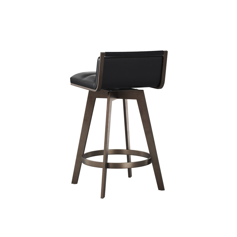 Arizona Swivel Upholstered Stool with Metal Frame