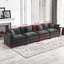 Canapé Cloud 4 places (le repose-pieds n'est pas inclus), canapé modulaire moderne, pour chambre à coucher et appartement dans le salon, coussin de siège rembourré à double couche, tissu chenille respirant-799111715-799111716-799111719