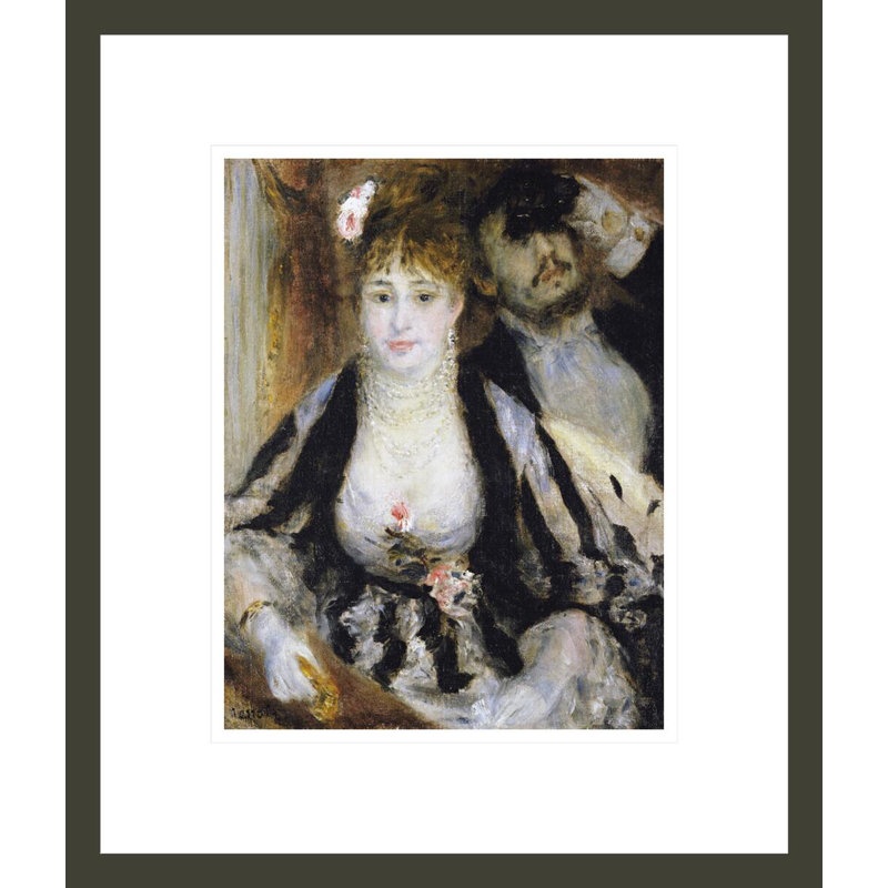 «The Theatre Box» (La Loge) par Pierre-Auguste Renoir, impression giclée encadrée, H 16,15 po x l 13,75 po