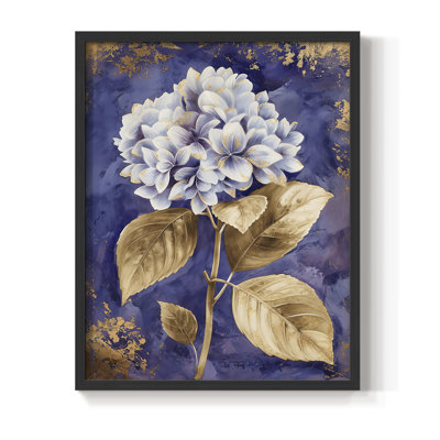 Série FLORAL CCxxxix - reproduction encadrée de qualité supérieure - prête à être accrochée - aucun clou requis