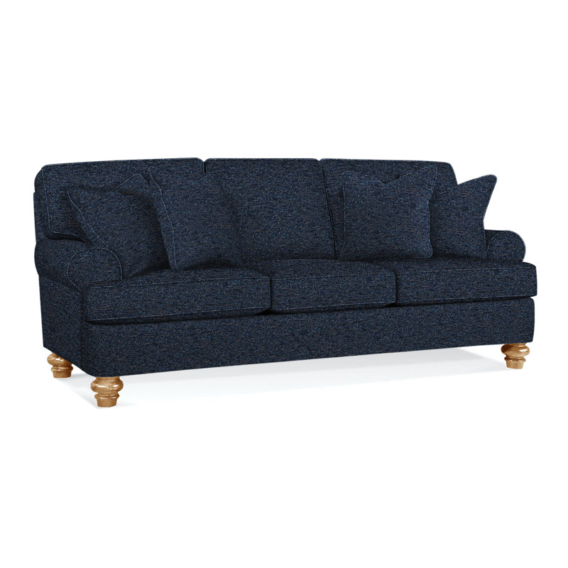 Lowell Sleeper Sofa, Air Dream Mattress, Honey, Basic Navy; 0317-61