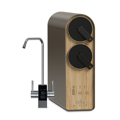 Reverse Osmosis Water Filtration System, 700 GPD, 2:1 Pure To Drain, Tank-Less, Under Sink Faucet Mount -  Brio, ROSL700