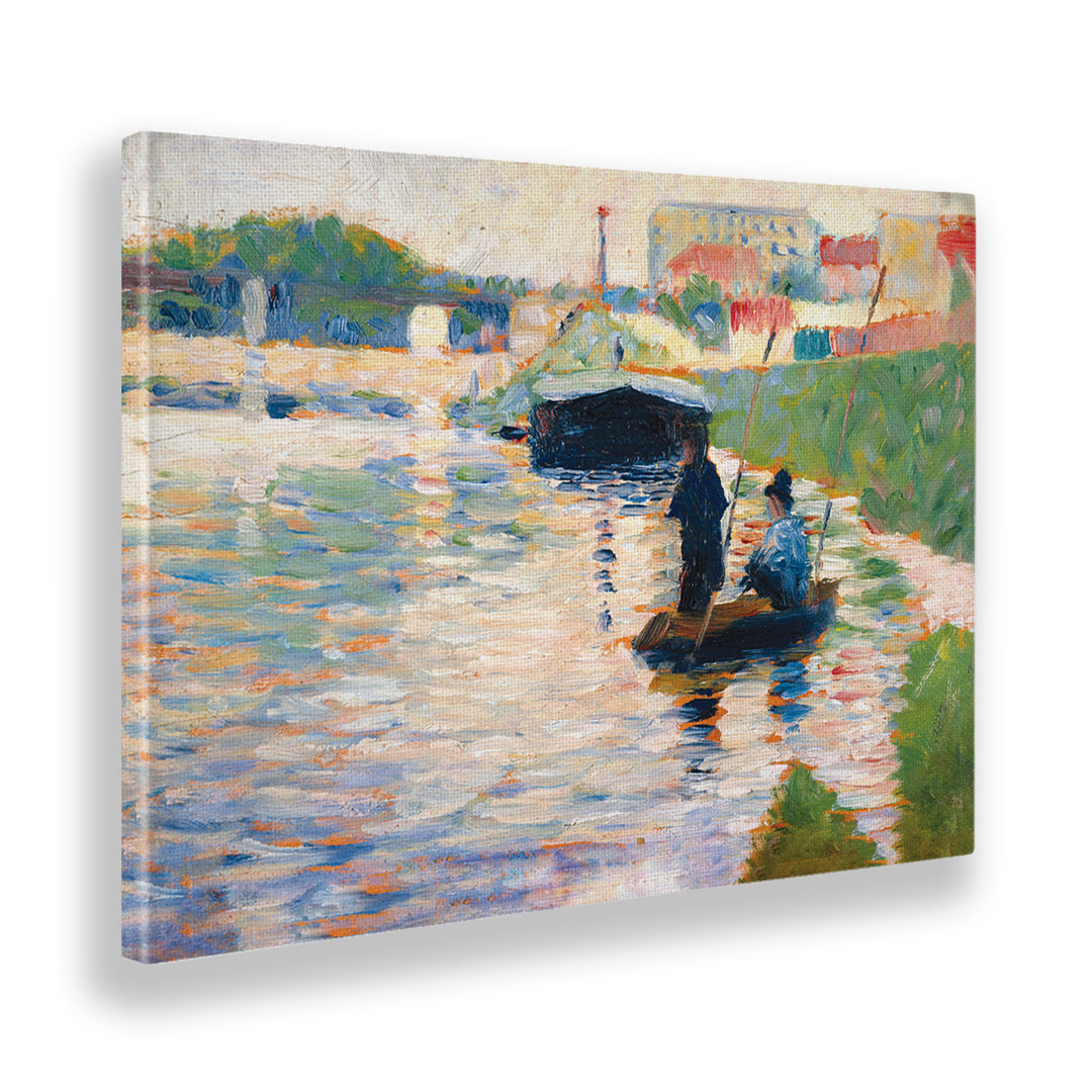 Kunstdruck Blick auf die Seine von Georges Seurat