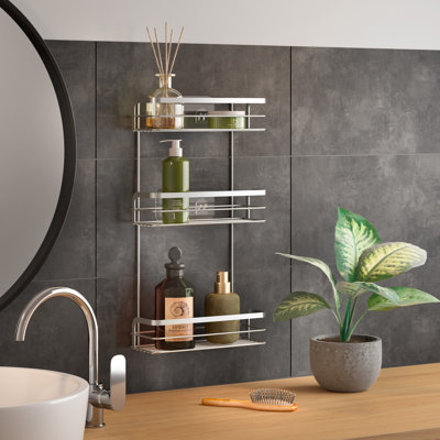 Origin LUXY bathroom shelf with 3 levels