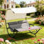 Chaise berçante, chaise longue de jardin, chaise berçante d'extérieur