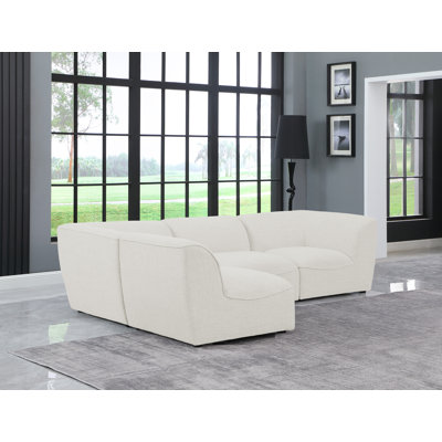 Artidiello Upholstered L-Shaped Sectional Reversible