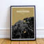 Havana City Map - No Frame Print-701250455