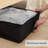 4-Pack Black Underbed Storage Bags With Clear Window And 2 Reinforced Handles