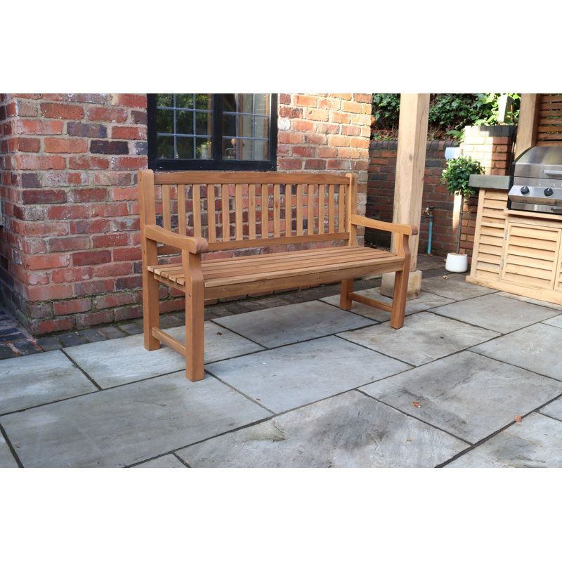 Turnbury Manufactured Wood Wood Outdoor Bench