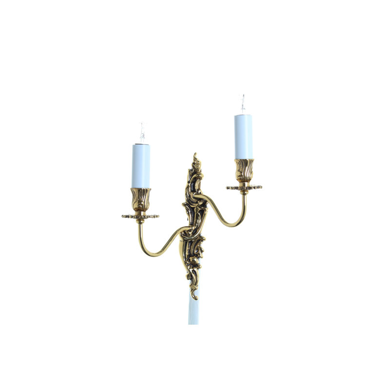 Mayflower Steel Candle Wall Light
