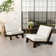 Polett 2-Piece Outdoor Seating Set with Cushions for Patio or Garden