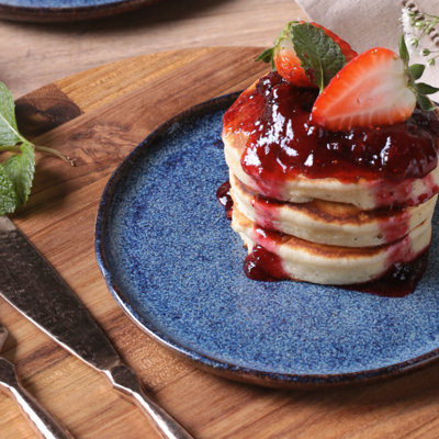 Assiette à pain en grès céramique de 6,1 po - Va au micro-ondes, au four et au lave-vaisselle, par Porto Brasil