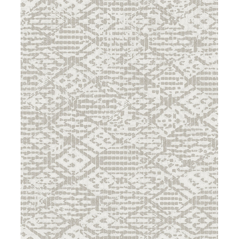 Rouleau de papier peint L 33 pi x l 21 po Aryiah, Argent