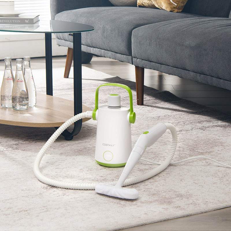 Nettoyeur à vapeur et vadrouille à vapeur Costway, Vert