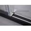 Porte de douche coulissante simple sans cadre l 46,8 po x h 76 po Massa-49957152