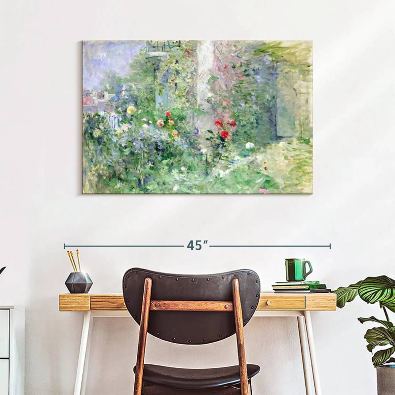Le jardin à Bougival, H 26 po x l 39 po