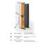 Paravent de chambre pliable Mid-Century-1119116612-1119116618