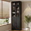 86.7'' H X 70.9'' W Book Cabinet Storage Bookcase Set-782766153