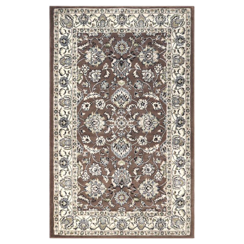 Tapis intérieur à volutes 100% polypropylène de la collection Aalin Superior Elegant, Rectangulaire 8 pi x 10 pi