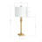 Augrave 28" Modern Metal Table Lamp USB Port Soft Lighting for Bedroom Living Room-1690626283