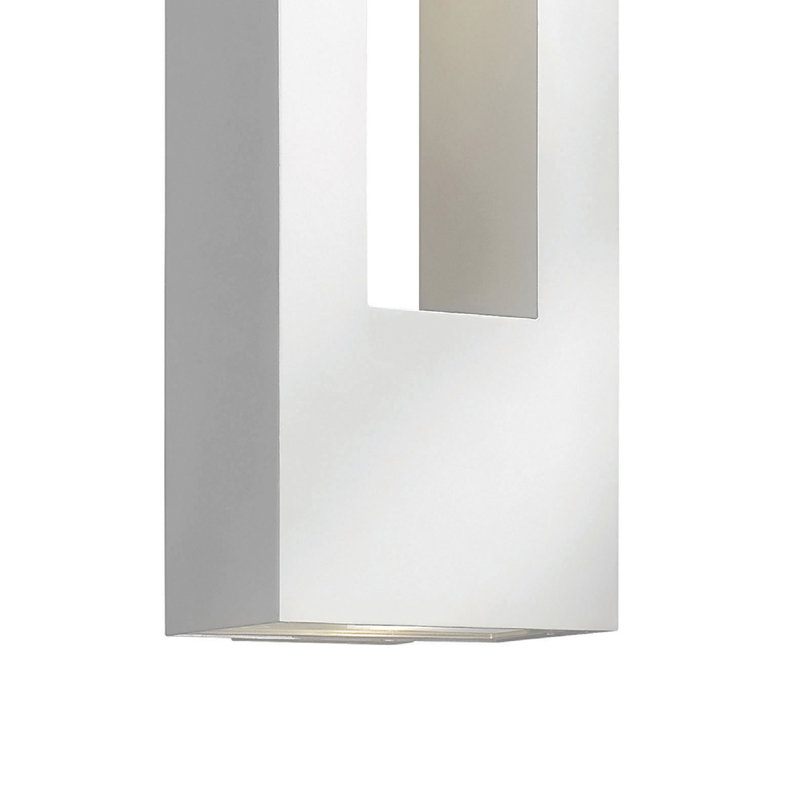 Atlantis 2 Light Outdoor Sconce, 25" H x 9" W, Satin Black, LED