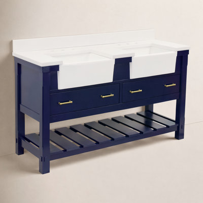 Ensemble de meuble-lavabo double 60 po Hitton
