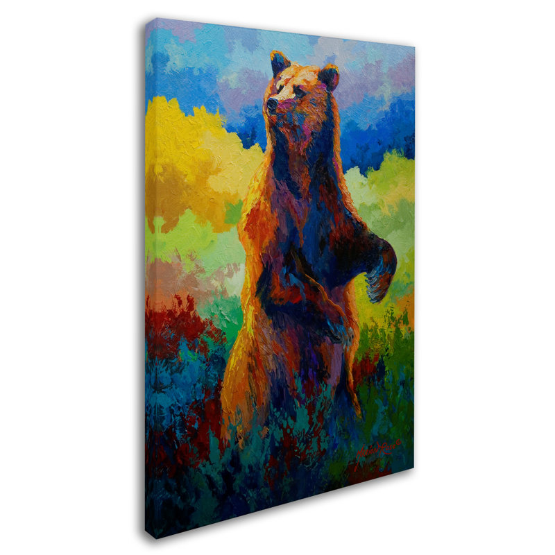 " I Spy Grizz " Print, 47" H x 30" W x 2" D