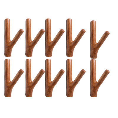 Branchout Solid Wood Hook Rack