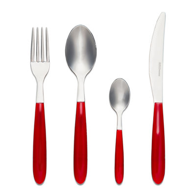 Ivy Bronx Marjori Stainless Steel Flatware Set - Service for 6