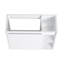 Meuble-lavabo mural avec lavabo en céramique blanche-27076899