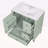 Bathroom Vanity with Sink,One Door with Shelf and Three Drawers-1011725781