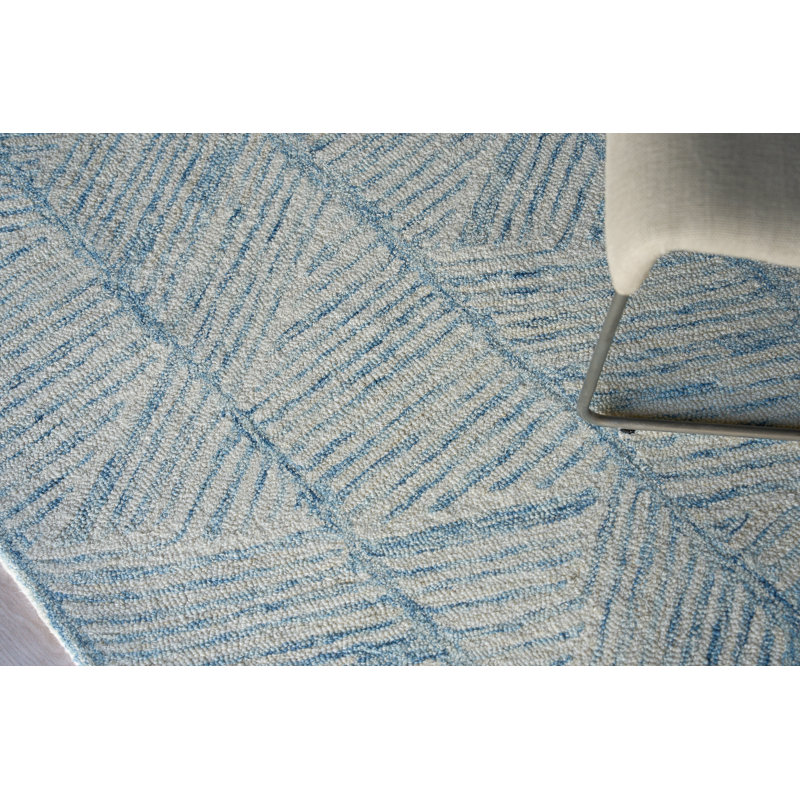 Kascata Handmade Geometric Area Rug, Rectangle 10' x 14'