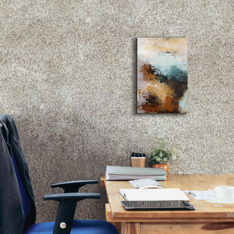 "Milestone 3 Blue" par Design Fabrikken sur toile, H 18 po x l 12 po x P 0,75 po