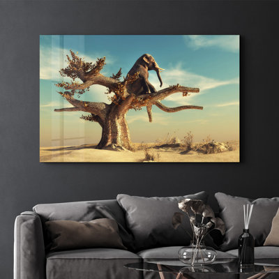 Elegant Tempered Glass Wall Art Painting, 18.1 x 28.3 inches | 100% Tempered Glass, Thickness: 0.16 inches | UV Printed for Vibrant Colors & Durability | Perfect for Home Decor & Modern Aesthetics