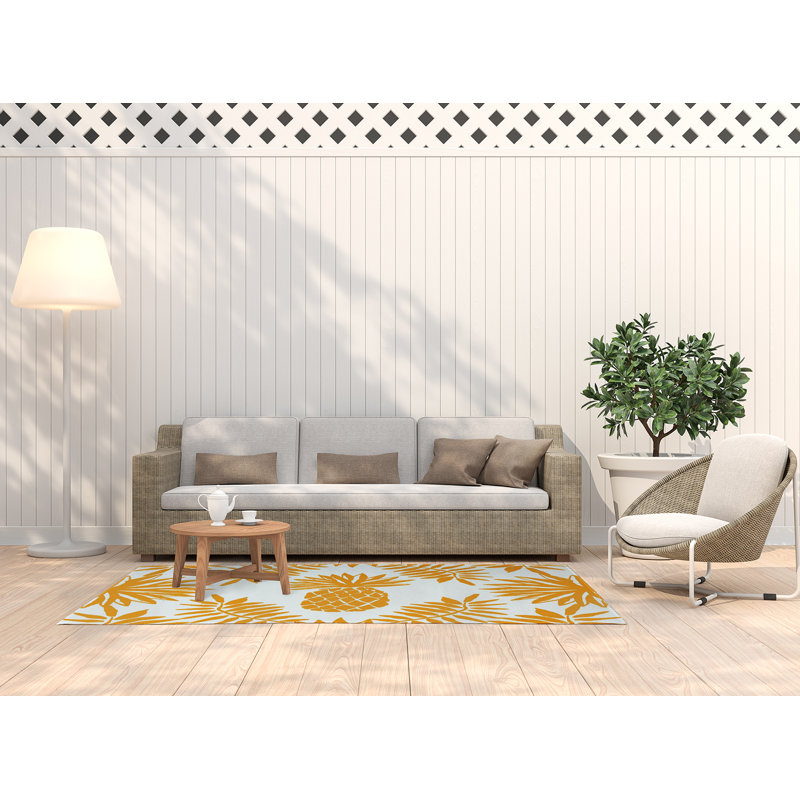 Chenille Floral Indoor Rug, Rectangle 3' x 5'