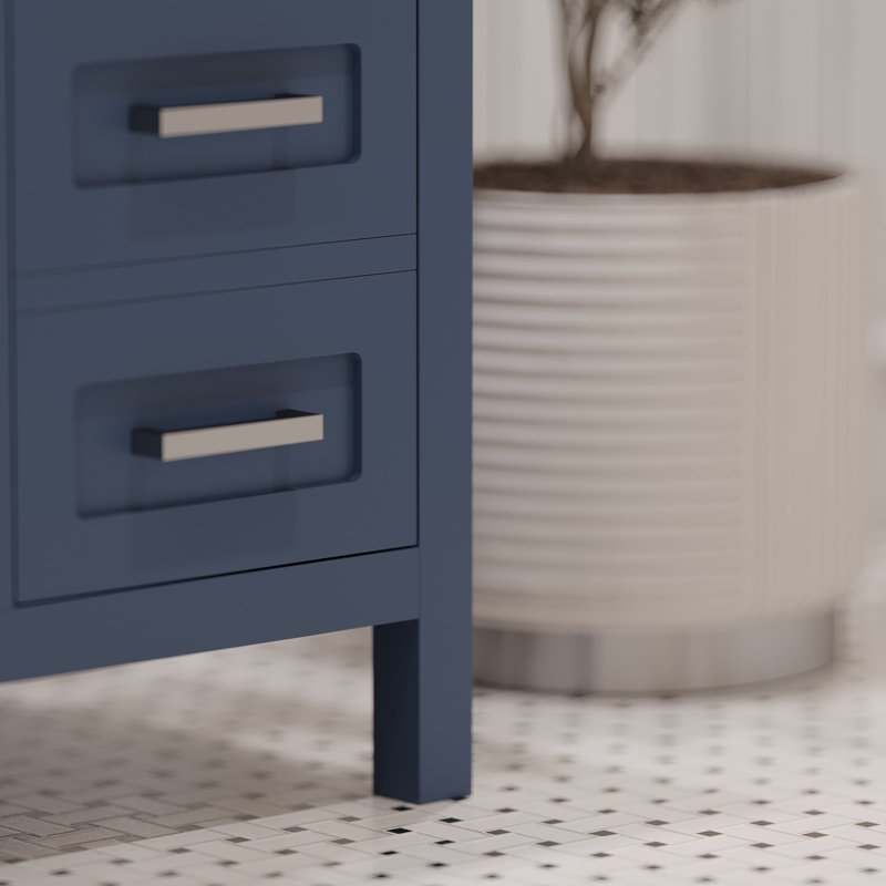 Base de meuble-lavabo 47 po Rooh seulement, Bleu marine