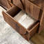 Bulwark 3-Door Wardrobe Closet In Walnut