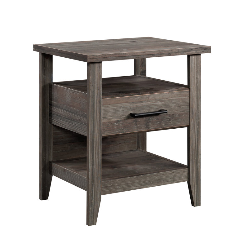 Table de chevet 1 tiroir Carlyn, Pebble Pine