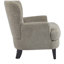 Fauteuil club rembourré Gerald Boucle