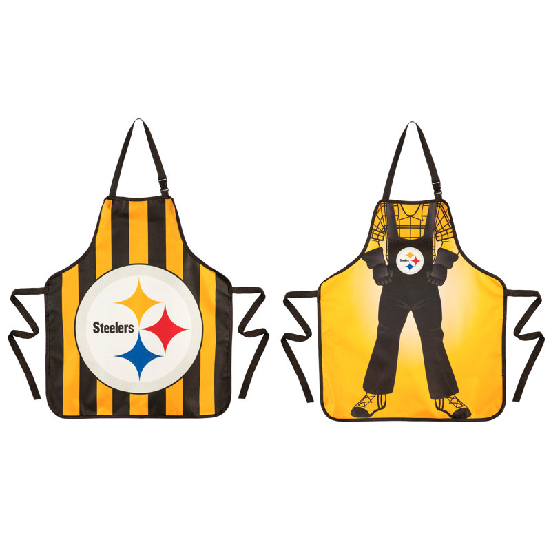 NFL Double Side Grilling Apron, Pittsburgh Steelers