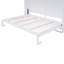 Lit escamotable double pleine grandeur avec armoires supérieures, blanc-51330579-51330577