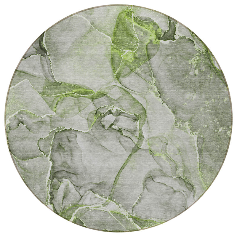 Tapis extérieur rond rond 8 po