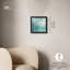 "Green Blue I" Shadowbox Print, art mural abstrait par Art Remedy-115132065-115132062