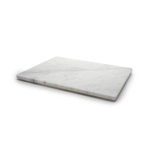 Kitchen Marble Stone Cutting Board - Marble Cutting & Charcuterie Board of 16 x 12 x 0.6 Inches, Non Slip Scratch Resistant Pastry Tray, Rectangular